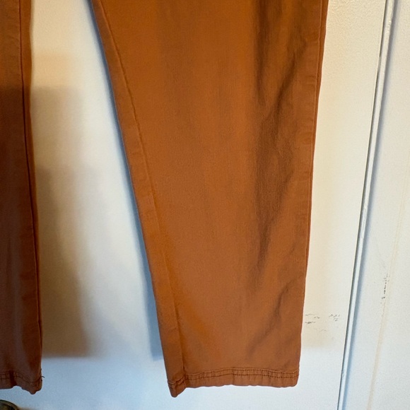 Pact Women's Ankle Cropped Drawstring Pants in Clay Size L - Picture 3 of 5